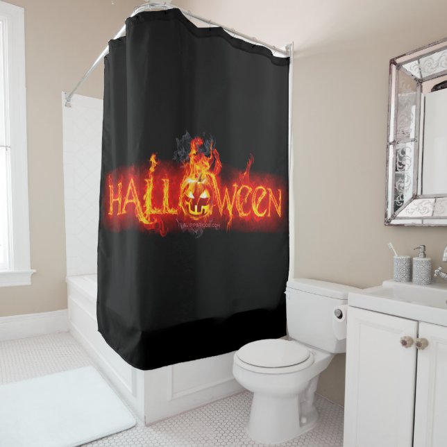 SlipperyJoe's Halloween massive fiery lettering ca (In Situ)