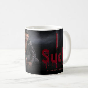 SlipperyJoe's Halloween pale vampiric figure fangs Coffee Mug