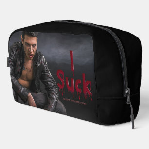 SlipperyJoe's Halloween pale vampiric figure fangs Dopp Kit