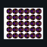 SlipperyJoe's Hanukkah-themed image golden yellow<br><div class="desc">SlipperyJoe's Hanukkah-themed image golden yellow Star of David blue candles with orange flames Menorah-inspired art gift idea Jewish identity spirituality holiday retro bold symmetrical pattern diamond-shaped grid background blends tradition and vibrant design purple black chequerboard effect Hebrew religious celebration</div>