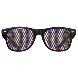 SlipperyJoe's Hanukkah-themed image golden yellow Retro Sunglasses