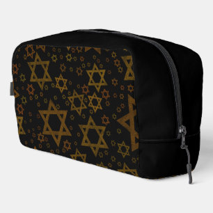 SlipperyJoe's Hanukkah-themed Star David artistic  Dopp Kit