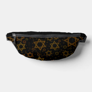 SlipperyJoe's Hanukkah-themed Star David artistic  Fanny Pack