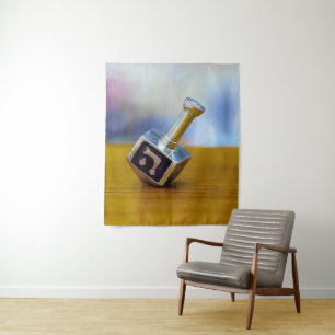 SlipperyJoe's Hanukkah traditional toy gifts close Tapestry