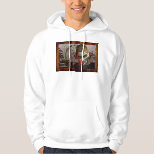 SlipperyJoe's Happy Halloween creepy doll face bal Hoodie
