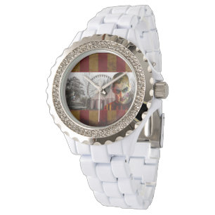 SlipperyJoe's Happy Halloween creepy man doll face Watch