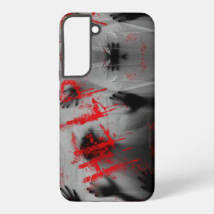 SlipperyJoe's Happy Halloween LGBTQIA sheet shadow Samsung Galaxy Case
