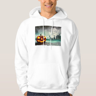 SlipperyJoe's Happy Halloween pumpkin LGBTQIA scar Hoodie