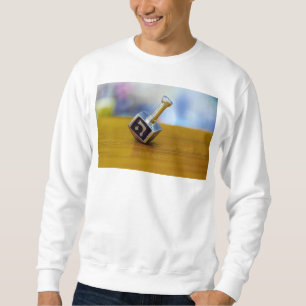 SlipperyJoe's Happy Hanukkah four-sided spinning t Sweatshirt