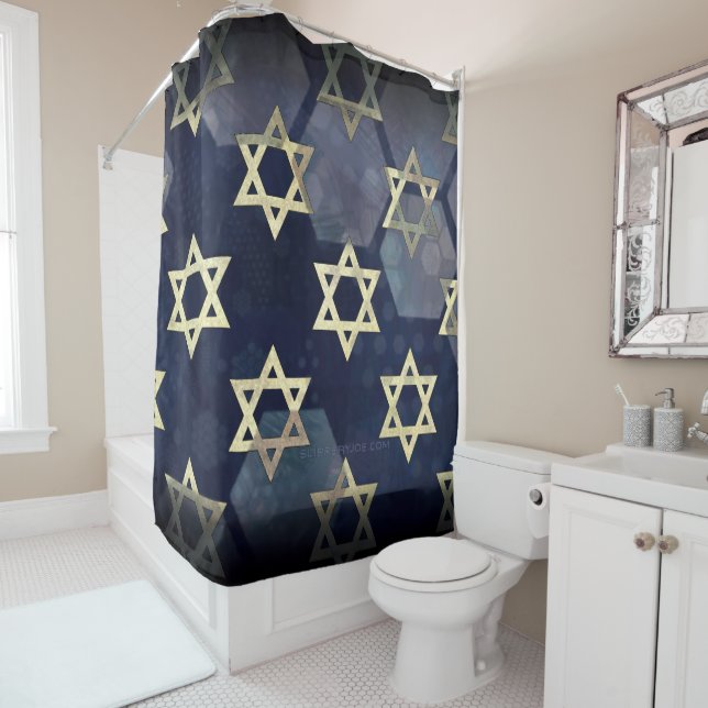 SlipperyJoe's Happy Hanukkah multiple Star of Davi (In Situ)