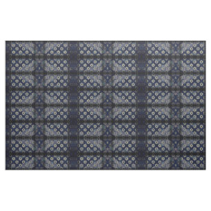 SlipperyJoe's Happy Hanukkah multiple Star of Davi Fabric