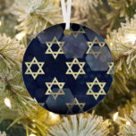 SlipperyJoe's Happy Hanukkah multiple Star of Davi Metal Ornament<br><div class="desc">SlipperyJoe's Happy Hanukkah multiple Star of David symbols artistic Celebration Jewish Hebrew Chanukah gifts decorations Judaism religion significant symbol relevant cultural religious contexts various hexagonal shapes dark blue purple hues dark abstract background layered textured appearance</div>