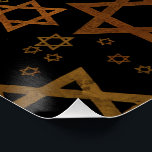 SlipperyJoe's Happy Hanukkah multiple Stars of Dav Poster<br><div class="desc">SlipperyJoe's Happy Hanukkah multiple Stars of David pattern artistic Celebration Jewish identity heritage Hebrew Chanukah gifts decorations Judaism significant symbol religion various sizes brown gold shades visually appealing intricate design</div>