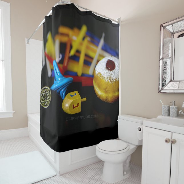 SlipperyJoe's Happy Hanukkah Star of David coin me (In Situ)