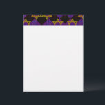 SlipperyJoe's Happy Hanukkah Star of David menorah Letterhead<br><div class="desc">SlipperyJoe's Happy Hanukkah Star of David menorah Dreidel artistic Celebration Candles Jewish Hebrew Chanukah gifts decorations Judaism religion culture religious practices traditions geometric symbolic design depth contrast order symmetry</div>