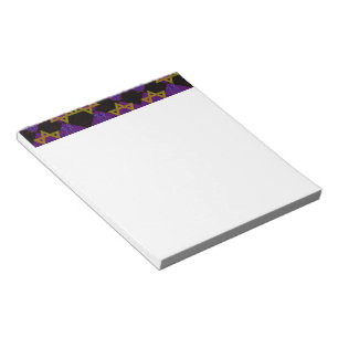 SlipperyJoe's Happy Hanukkah Star of David menorah Notepad