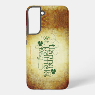 SlipperyJoe's Happy St. Patrick's Day holiday Iris Samsung Galaxy Case