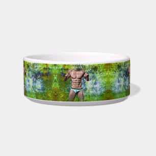 SlipperyJoe's highly muscular adult man shirtless Bowl