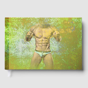 SlipperyJoe's highly muscular adult man shirtless  Guest Book