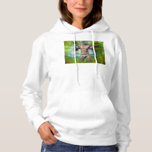 SlipperyJoe's highly muscular adult man shirtless  Hoodie