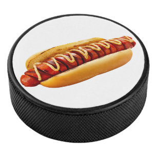 SlipperyJoe's Hotdog mustard sliced meat bun grill