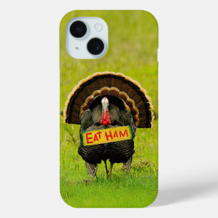 SlipperyJoe's humorous clever Thanksgiving theme t iPhone 15 Case