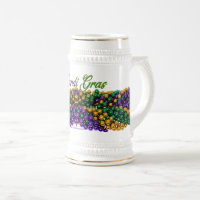 SlipperyJoe's iconic Mardi Gras–themed image elega