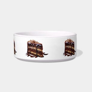 SlipperyJoe's indulgent multi-layer chocolate cake Bowl