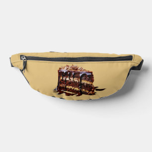 SlipperyJoe's indulgent multi-layer chocolate cake Fanny Pack