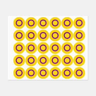 SlipperyJoe's Intersex pride flag yellow backgroun