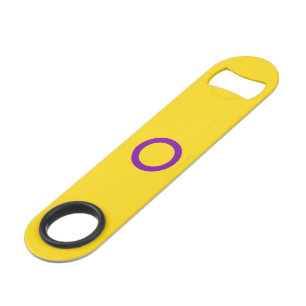 SlipperyJoe's Intersex pride flag yellow backgroun Bar Key