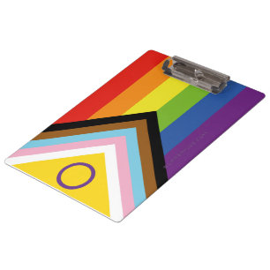 SlipperyJoe's Intersex pride flag yellow backgroun Clipboard