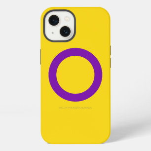 SlipperyJoe's Intersex pride flag yellow backgroun iPhone 13 Case