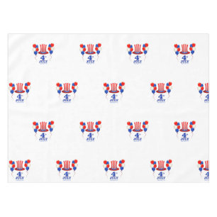 SlipperyJoe's july 4th Independence day classic Un Tablecloth