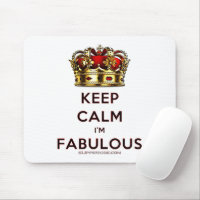 SlipperyJoe's keep calm fabulous golden crown red