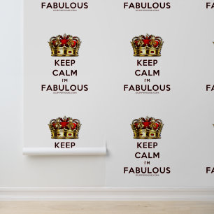 SlipperyJoe's keep calm fabulous spectacular crown Wallpaper