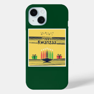 SlipperyJoe's Kwanzaa warm celebratory tone tradit iPhone 15 Case