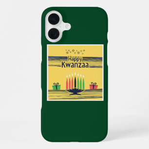 SlipperyJoe's Kwanzaa warm celebratory tone tradit iPhone 16 Plus Case