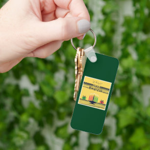 SlipperyJoe's Kwanzaa warm celebratory tone tradit Keychain