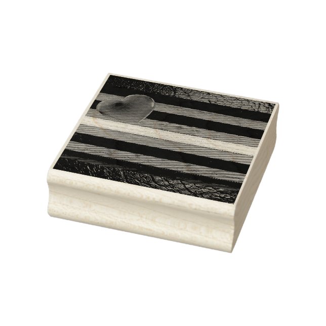 SlipperyJoe's leather pride flag black royal blue  Rubber Stamp (Stamp)