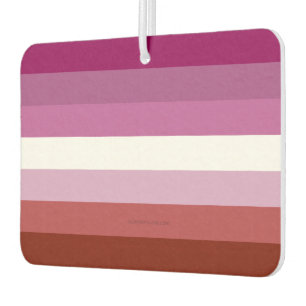 SlipperyJoe's lesbian pride flag feminine communit Air Freshener