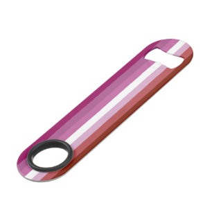SlipperyJoe's lesbian pride flag feminine communit Bar Key