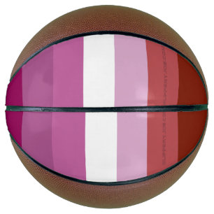 SlipperyJoe's lesbian pride flag feminine communit Basketball