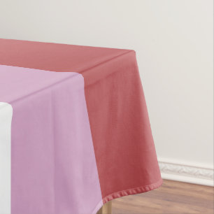 SlipperyJoe's lesbian pride flag feminine communit Tablecloth