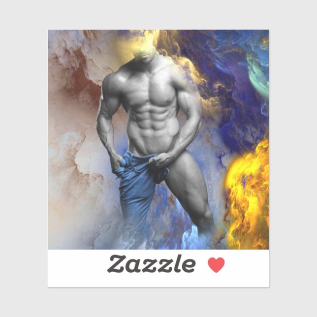 SlipperyJoe's Man steamy shirtless abs sixpack put (Sheet)