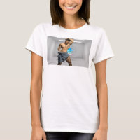 SlipperyJoe's Man towel broken white brick wall ba