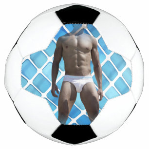 SlipperyJoe's Man underwear 6-pack chest abs male  Soccer Ball