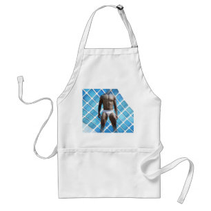 SlipperyJoe's Man underwear 6-pack chest abs male  Standard Apron