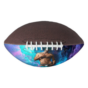 SlipperyJoe's Man underwear bulge purple blue abst Football