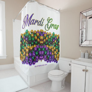 SlipperyJoe's Mardi Gras Bead Necklaces purple gol